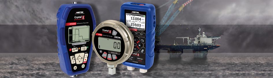 Crystal Pressure pressure gauges