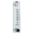 Dwyer VFB-92D-SSV Visi-Float Acrylic Flowmeter, 0.5 to 5 SCFH and 0.3 to 2.5 LPM Air, 4&amp;quot;-