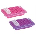 Heathrow Scientific 120727 PCR Cooler, 96 wells, pink/purple-