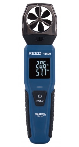 REED R1600 Vane Anemometer, Bluetooth Smart Series-
