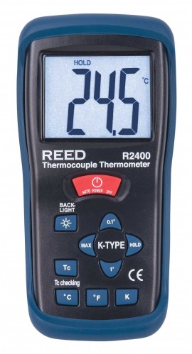 REED R2400 Type K Thermocouple Thermometer-