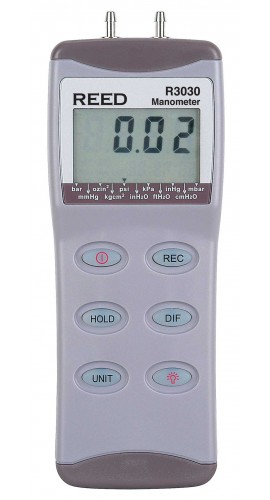 REED R3030 Digital Differential Pressure Manometer (30psi)-