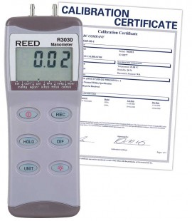REED R3030 Digital Manometer, Gauge / Differential, 30psi,  -