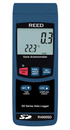 REED R4000SD Data Logging Vane Thermo-Anemometer-