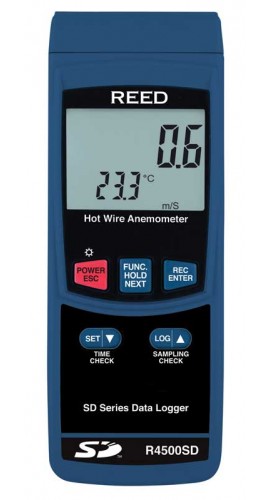 Rental - REED R4500SD Data Logging Hot Wire Thermo-Anemometer-