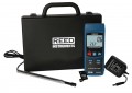 REED R4500SD-KIT Data Logging Hot Wire Thermo-Anemometer with Power Adapter and SD Card-
