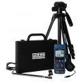REED R4500SD-KIT2 Data Logging Hot Wire Thermo-Anemometer with Tripod, SD Card and Power Adapter-