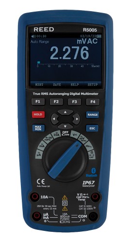 REED R5005 True RMS Industrial Multimeter with Bluetooth-