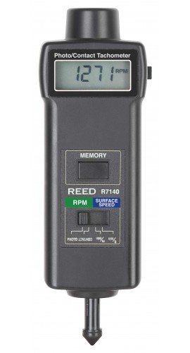REED R7140 Combination Contact / Laser Photo Tachometer-
